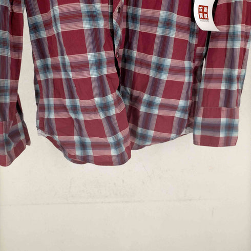 ギャップ Gap FITTED チェック柄ウエスタンシャツ メンズ JPN:L