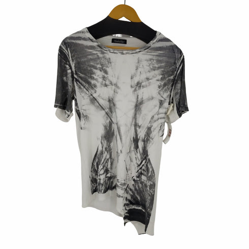 トルネードマート TORNADO MART アシンメトリー ペイントデザイン S/S TEE メンズ