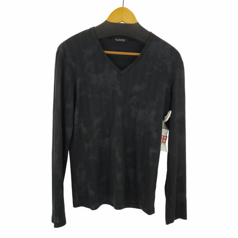 トルネードマート TORNADO MART 針抜きスモークラッカーPT グラデーションVネック L/S TEE 花 メンズ 19