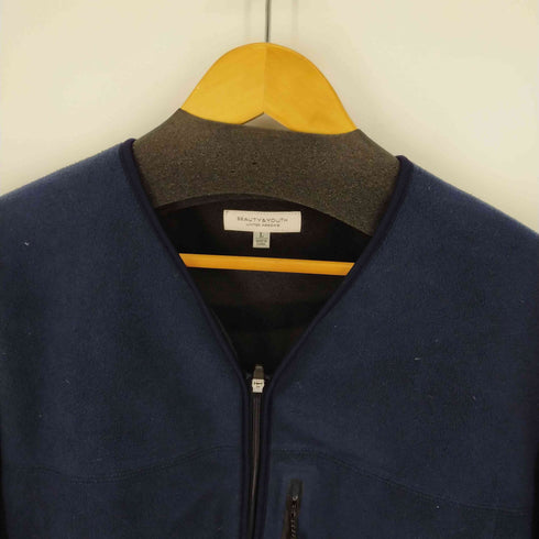ビューティーアンドユースユナイテッドアローズ BEAUTY & YOUTH UNITED ARROWS サンドウィッチ フリース V ジップ ブルゾン メンズ JPN:L
