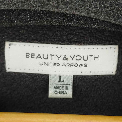 ビューティーアンドユースユナイテッドアローズ BEAUTY & YOUTH UNITED ARROWS サンドウィッチ フリース V ジップ ブルゾン メンズ JPN:L