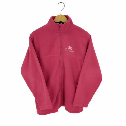 クレージュ courreges フリースジャケット ロゴ ジップアップ レディース 160