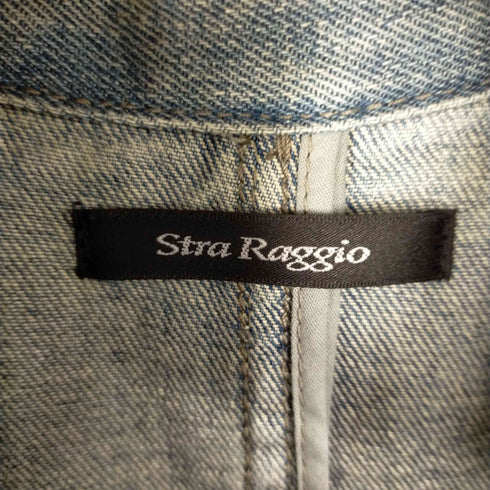 ストララッジョ Stra Raggio フェード加工 デニムカバーオール メンズ 5