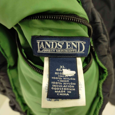 ランズエンド LANDS END 90s バイカラーダウンジャケット メンズ import:XL