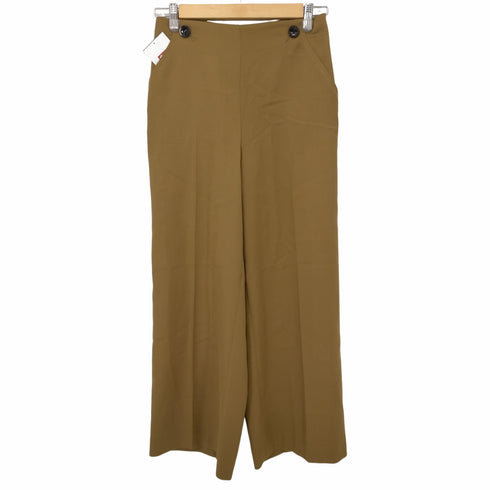 ナチュラルビューティーベーシック NATURAL BEAUTY BASIC フロントボタン ワイドスラックス レディース JPN:M