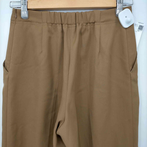 ナチュラルビューティーベーシック NATURAL BEAUTY BASIC フロントボタン ワイドスラックス レディース JPN:M