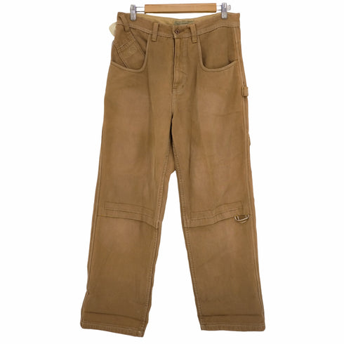 ペペジーンズロンドン PEPE JEANS LONDON ロゴ刺繍バギーデニムカーゴパンツ メンズ US:34-35