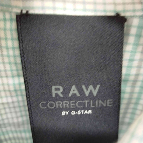 ローコレクションバイジースター RAW CORRECTLINE BY G-STAR 2ポケットチェックシャツ メンズ import:S