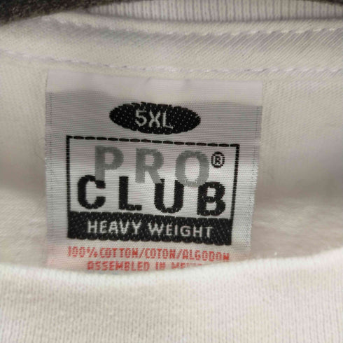 プロクラブ PRO CLUB 5XL ビッグサイズ オーバーサイズ S/S TEE 半袖Tシャツ クルーネック メンズ 5XL