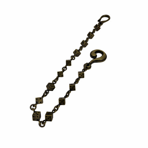 ウィアード WEIRDO WEIRDO GEAR HEAD WALLET CHAIN ダイス 真鍮ウォレットチェーン メンズ