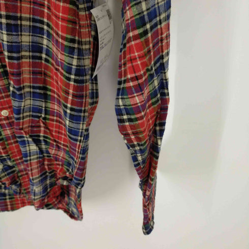 ラルフローレン RALPH LAUREN BLAIRE ライトネルチェックシャツ メンズ import:S