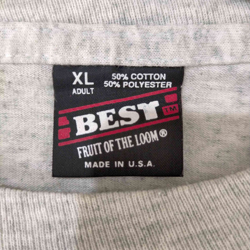 フルーツオブザルーム FRUIT OF THE LOOM USA製 STATEVILL 1995 BUDDY BASS TOURNAMENT クルーネックTシャツ メンズ import:XL