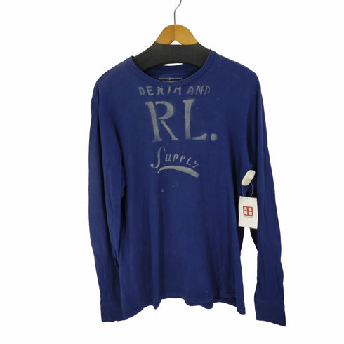 デニムアンドサプライ ラルフローレン DENIM & SUPPLY RALPH LAUREN L/Sフロントロゴカットソー メンズ import:M