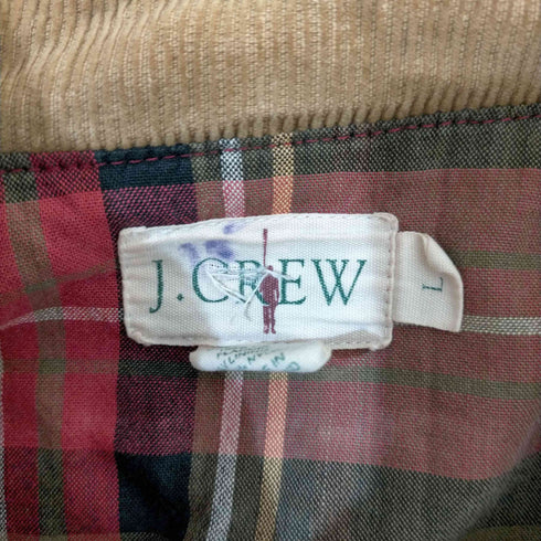 ジェイクルー J.CREW 巨人タグ 襟コーデュロイ ハンティングジャケット メンズ import:L