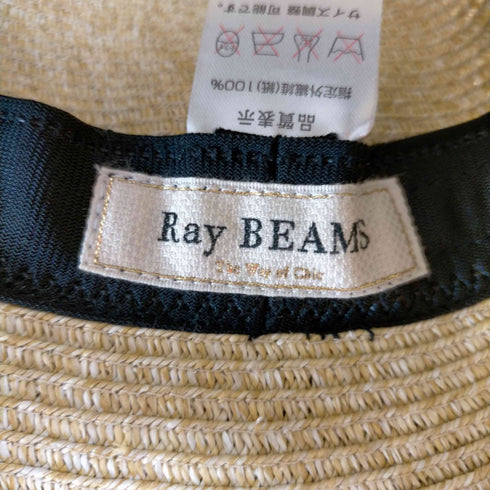 レイビームス Ray BEAMS 麦わら帽子 レディース