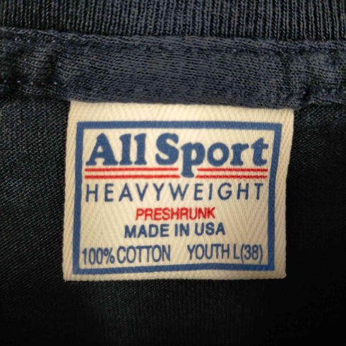 オールスポーツ ALL sport 00S 2002© 両面プリント ムービーTシャツ レディース YOUTH L