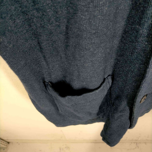 ポロラルフローレン POLO RALPH LAUREN Indigo Cardigan ダブルブレストコットンリネンカーディガン メンズ import:XL