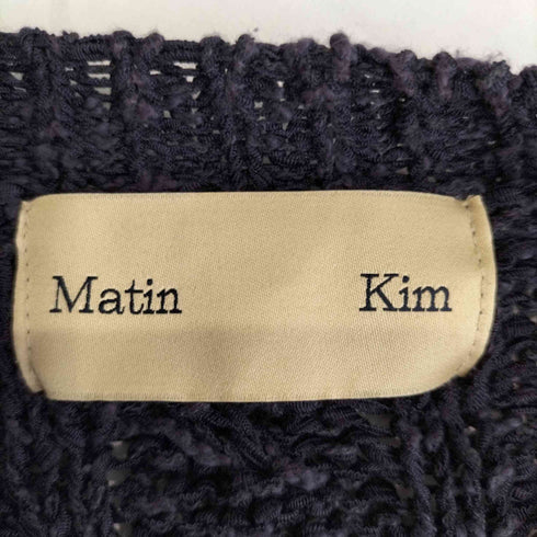 Matin Kim クロップドニット レディース FREE
