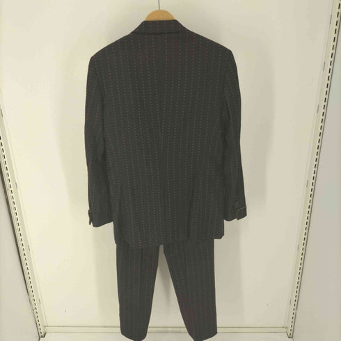 ポールスミスロンドン Paul Smith LONDON 総柄 裏地ドット 2B ウール テーラード ジャケット ノータック スラックス パンツ セットアップ メンズ M