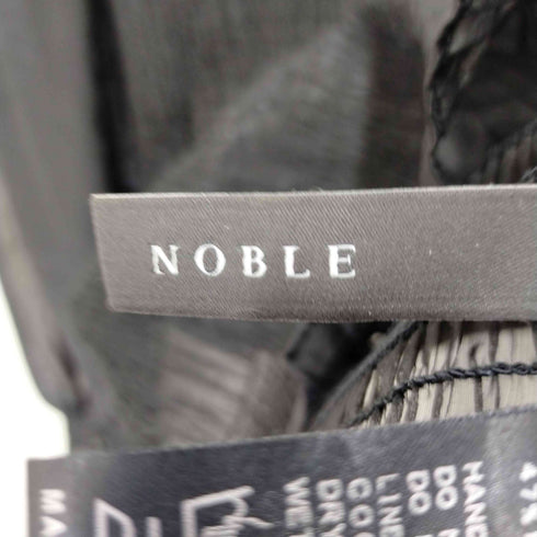 ノーブル Noble シャーリングオーガンジーブラウス レディース