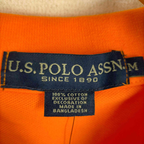 ユーエスポロアッスン US POLO ASSN ロゴ刺繍ポロシャツ メンズ import:M