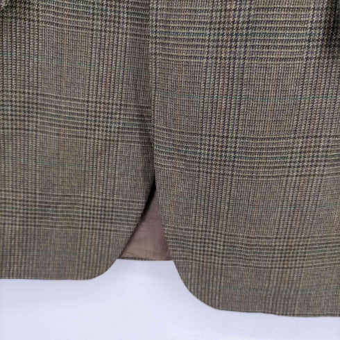 チャップスラルフローレン CHAPS RALPH LAUREN MADE IN CANADA 3Bウールチェックテーラードジャケット メンズ US:40