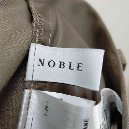 ノーブル Noble エステルツイルストレッチスラックスパンツ レディース