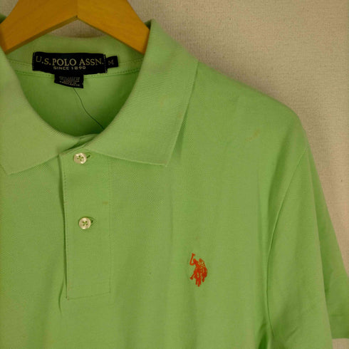 ユーエスポロアッスン US POLO ASSN ロゴ刺繍 ポロシャツ メンズ import:M
