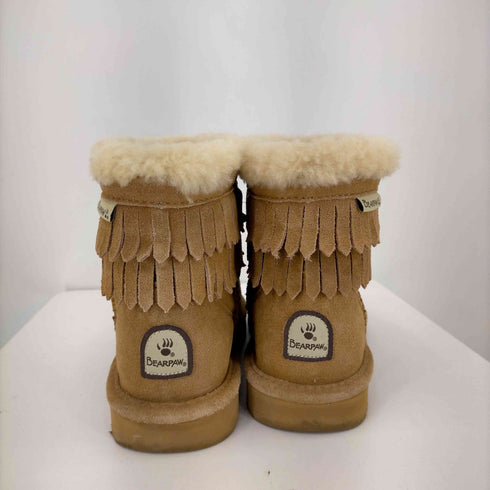 ベアパウ BEARPAW フリンジ ショートブーツ レディース EUR:39