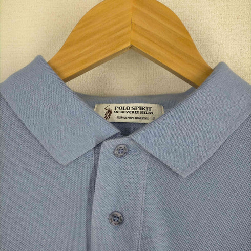ポロスピリット POLO SPIRIT ロゴ刺繍ポロシャツ メンズ import:L