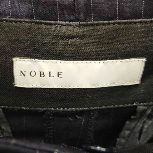 ノーブル Noble ハイウエストカーブシルエットパンツ レディース 36
