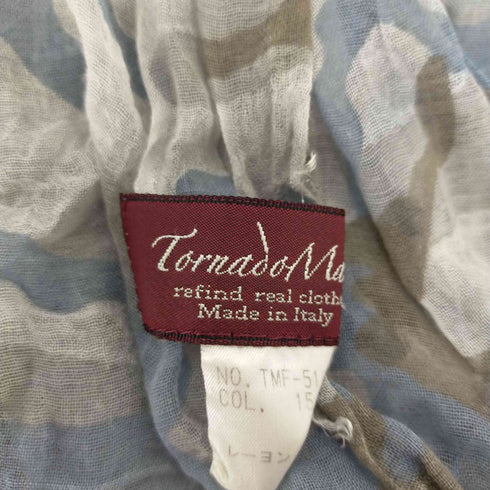 トルネードマート TORNADO MART カモ柄 レーヨンストール メンズ