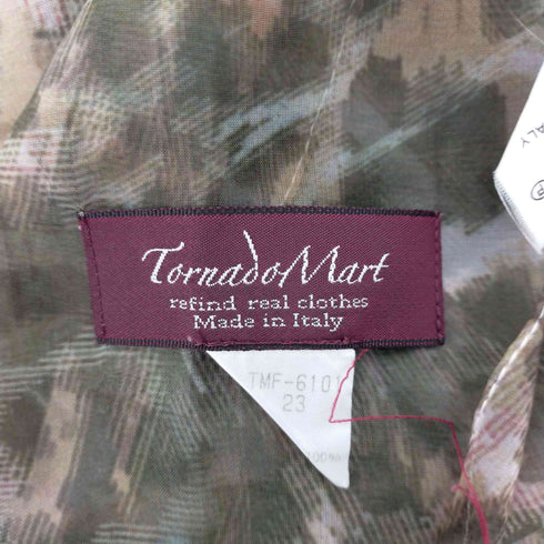 トルネードマート TORNADO MART レオパード柄 シアーストール 透かし メンズ