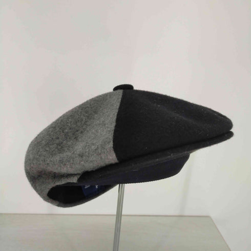 カンゴール KANGOL ウールハンチング スモールロゴ刺繍 バイカラー メンズ L