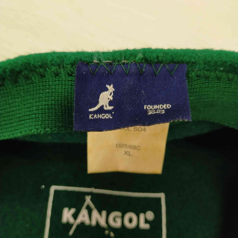 カンゴール KANGOL ウールハンチング スモールロゴ刺繍 メンズ XL