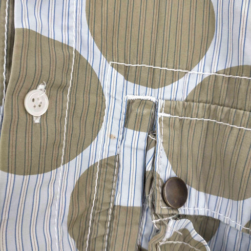 コムデギャルソンオム COMME des GARCONS HOMME ドットプリント ストライプシャツ メンズ JPN:S