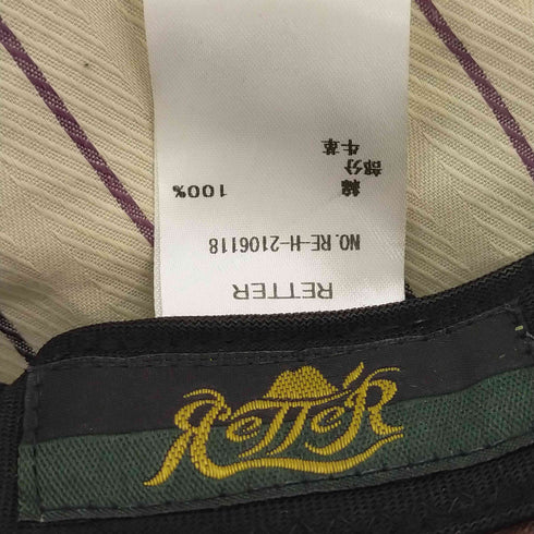 レッター RETTER デニムベレー帽 メンズ