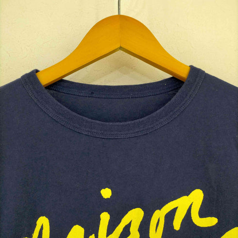 メゾンキツネ maison kitsune ロゴプリント クルーネックTシャツ レディース