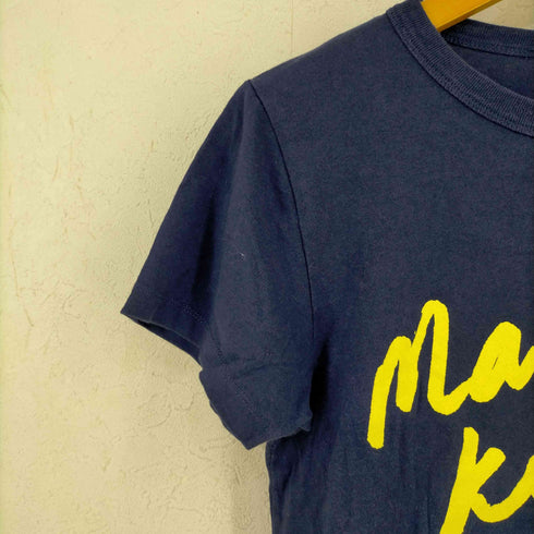 メゾンキツネ maison kitsune ロゴプリント クルーネックTシャツ レディース