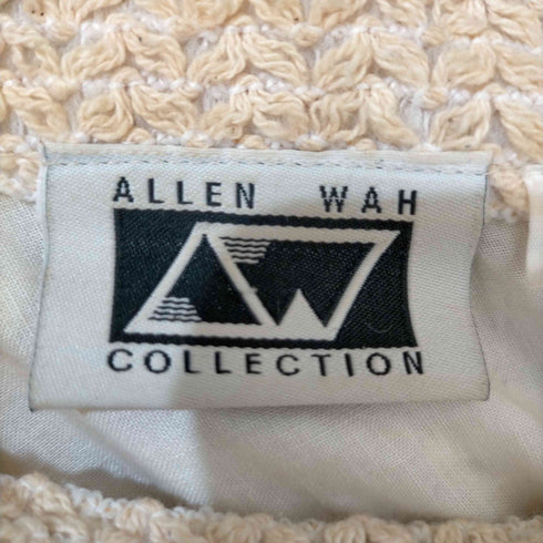 allen wah USA製 ジャガード柄 コットンポリニット メンズ