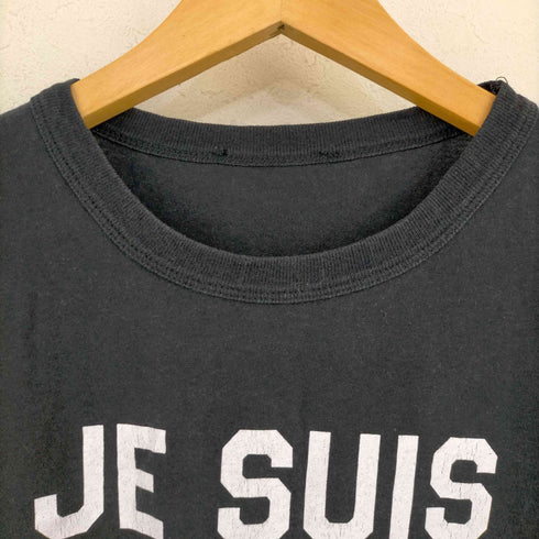 メゾンキツネ maison kitsune R NECK TEE SHIRT with print JE SUIS ALLE クルーネックTシャツ レディース