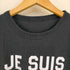 メゾンキツネ maison kitsune R NECK TEE SHIRT with print JE SUIS ALLE クルーネックTシャツ レディース