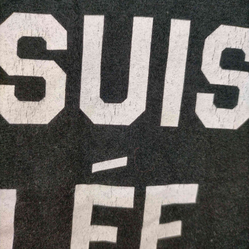 メゾンキツネ maison kitsune R NECK TEE SHIRT with print JE SUIS ALLE クルーネックTシャツ レディース