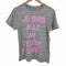 メゾンキツネ maison kitsune R NECK TEE SHIRT with print JE SUIS ALLE クルーネックTシャツ レディース