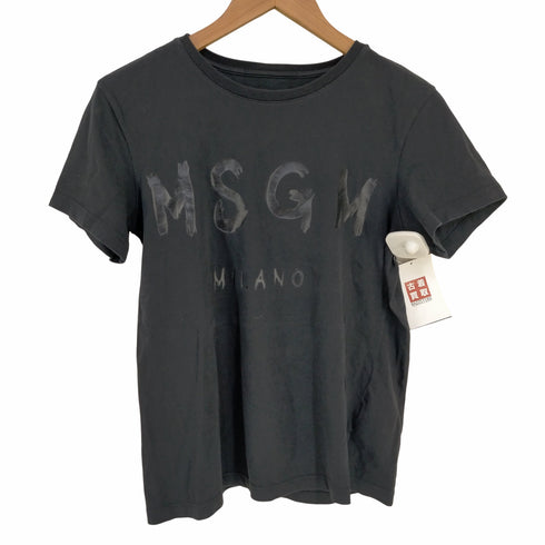 エムエスジーエム MSGM ロゴプリント クルーネックTシャツ メンズ import:XS