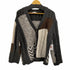 ザラ ZARA パッチワーク ニットカーディガン レディース import:L