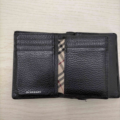 バーバリー BURBERRY レザー 二つ折り財布 メンズ