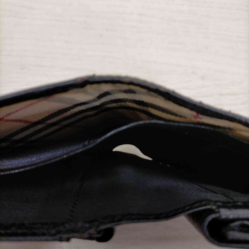 バーバリー BURBERRY レザー 二つ折り財布 メンズ