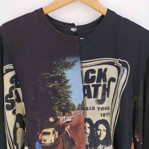 ナナナナサーカ 77circa 再構築 リメイク ドッキングTシャツ バンドTシャツ レディース