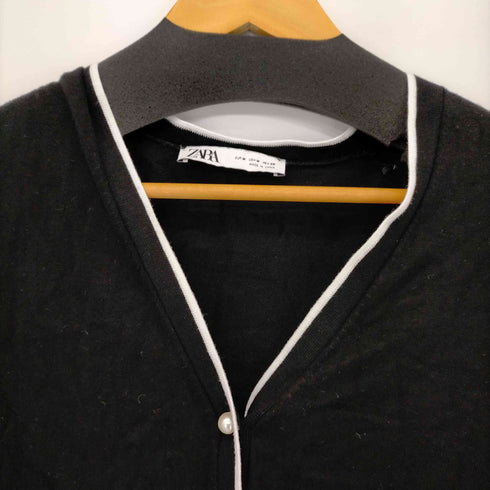 ザラ ZARA レーヨンニットカーディガン レディース import:M